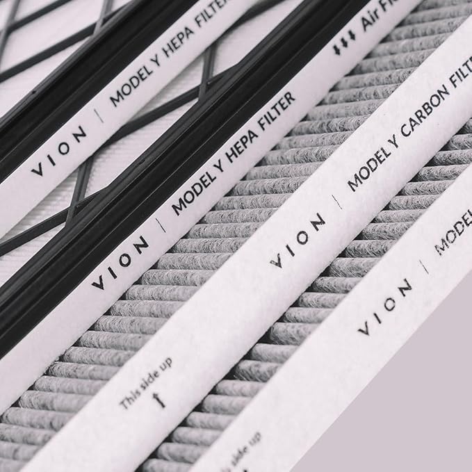 VION Model Y Front Trunk HEPA Carbon Air Filters Kit - Image 6