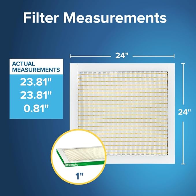Filtrete 24x30x1 AC Furnace Air Filter, MPR 700, MERV 8, Tough on Pollen - Image 2