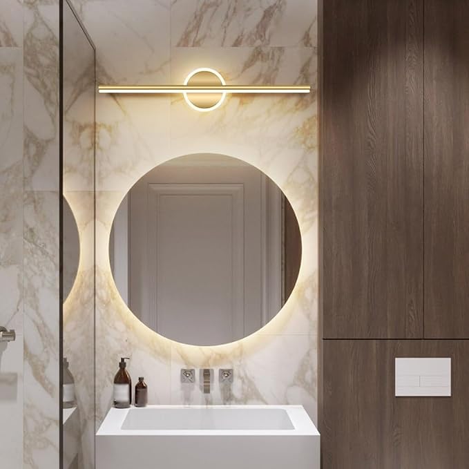 LTSRLL Frameless Illuminated LED Bathroom Wall Mirror - Image 8