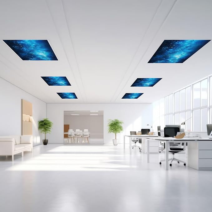 Outus 4 Pcs Fluorescent Light Cover Classroom Lighting Cover - Image 5