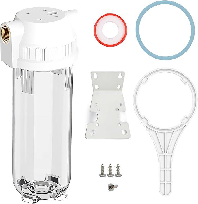 Whole House/RV Water Filter Housing Clear, Maple Syrup RO System, 3/4" NPT by MOPUEHEL