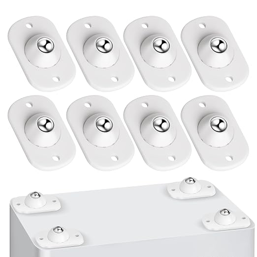 8PCS Self Adhesive Casters Wheels Appliance Rollers Appliance Sliders by Unknown