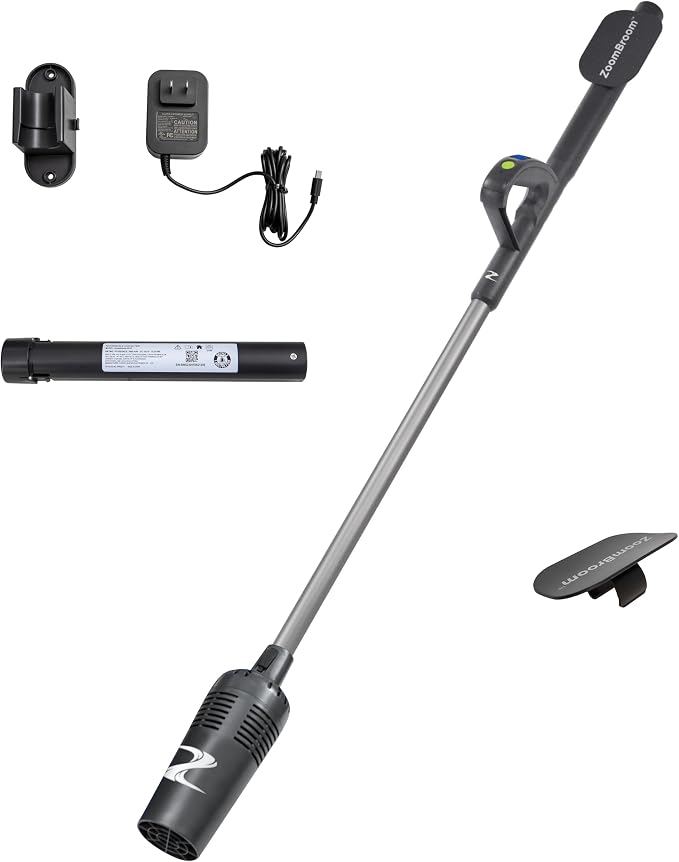 Lightweight Air Broom with Ergonomic Handle – Powerful, Controlled Airflow by ZoomBroom