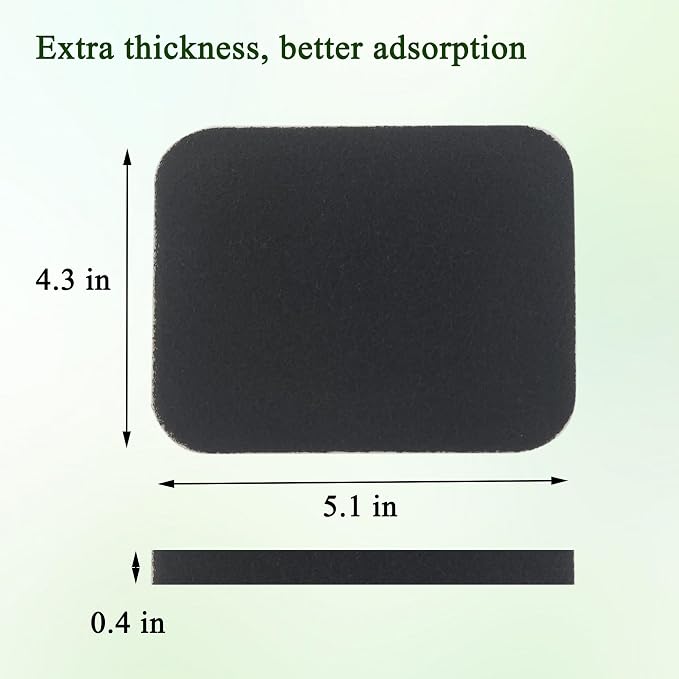 Compost Bin Odor Filters Replacement Oval Activated Carbon Filters - Image 5
