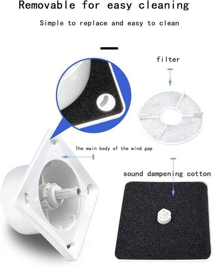 New ABS Square Press Adjustable Fresh Air Vent - Image 5