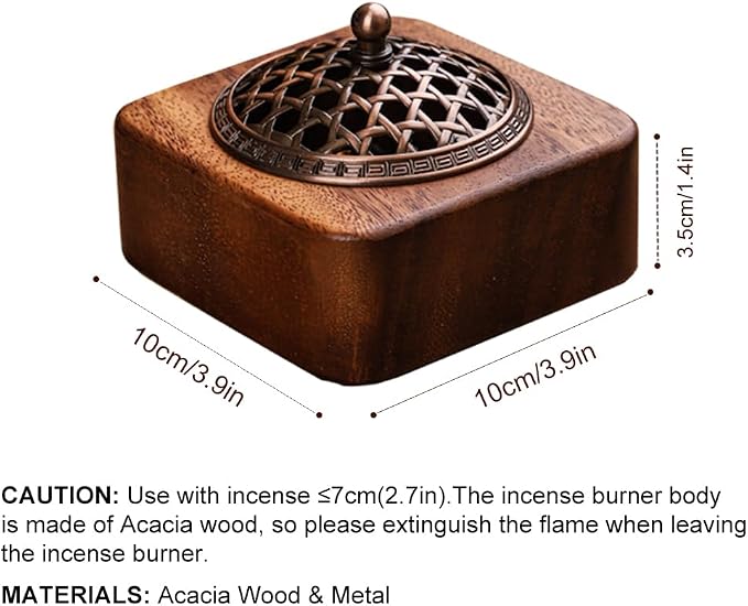 Square Incense Burner Holder - Image 4