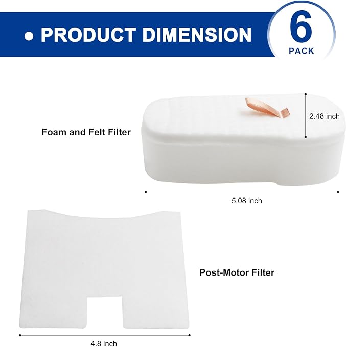 HZ2002 Filter for Shark HZ752 HZ2000 HZ251 HZ600 HZ600C HZ602 UV580 HZ700 HZ702 - Image 3