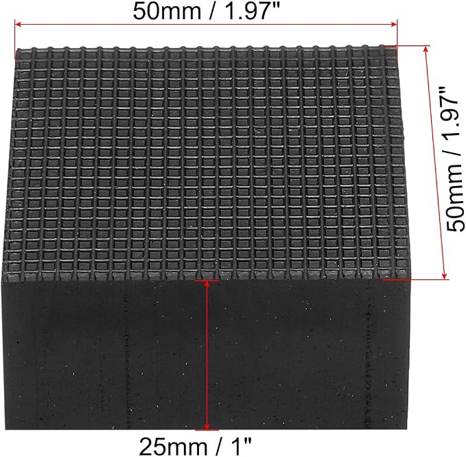 PATIKIL Rubber Anti-Vibration Pads, Air Conditioner, Air Compressor - Image 2
