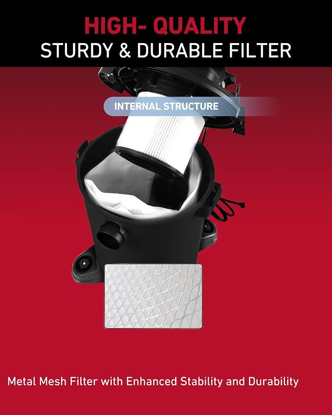 2 Pack HEPA Replacement for Shop Vac 90304 Standard Cartridge Filter Type U/X/W - Image 3