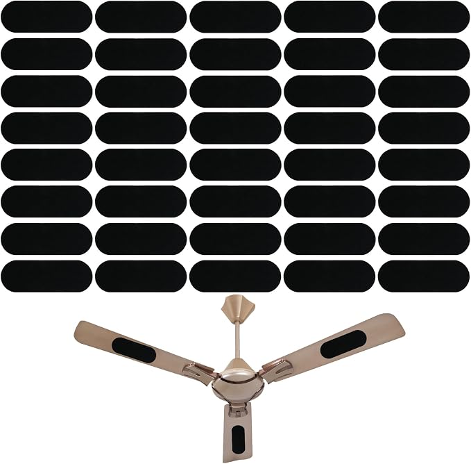 40Pcs Ceiling Fan Filters for Blades, Ceiling Fan Air Purification Component by Unknown