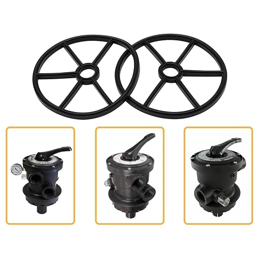 2PCS High Rings Filter Valves Systems Maintenance Sealing Rubber Texture - Image 3