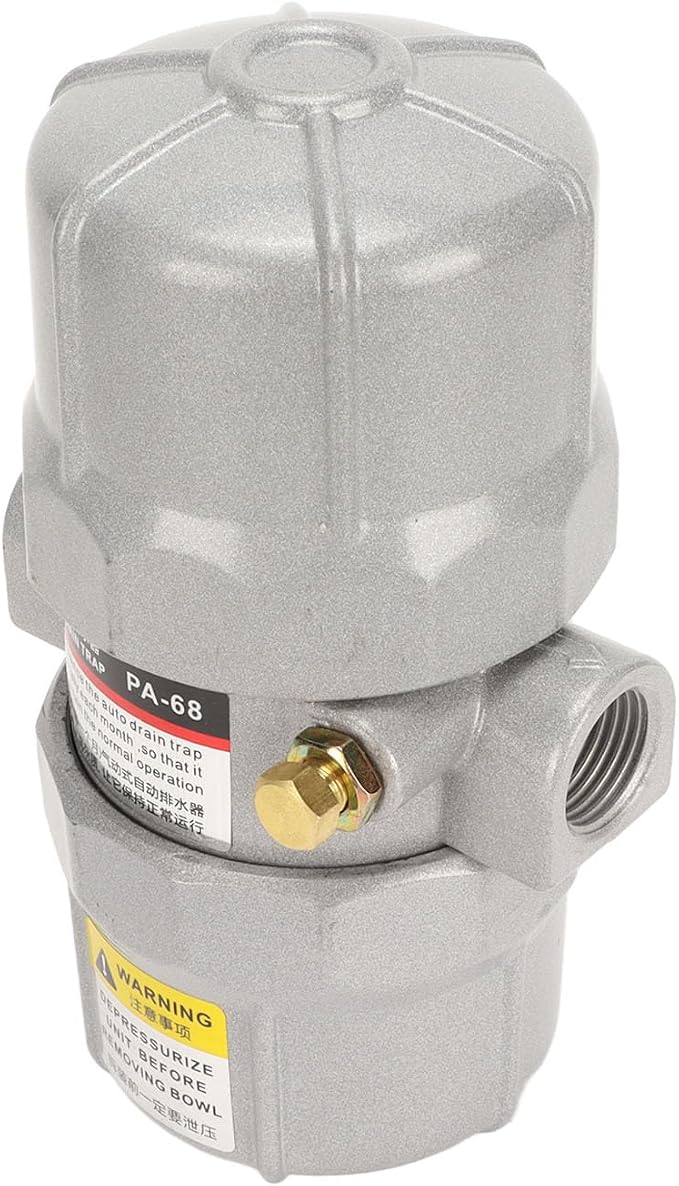 Universal Automatic Drain Valve Pneumatic Filter, 1/2in NPT Interface Drainage - Image 3