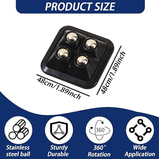 Self Adhesive Mini Caster Wheels 360° Swivel - Image 2