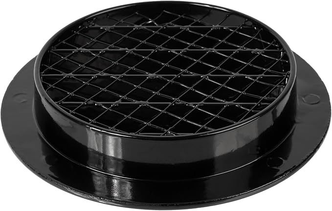 Repa Market 4" Inch Aluminum Black Soffit Air Vent Cover - Image 7