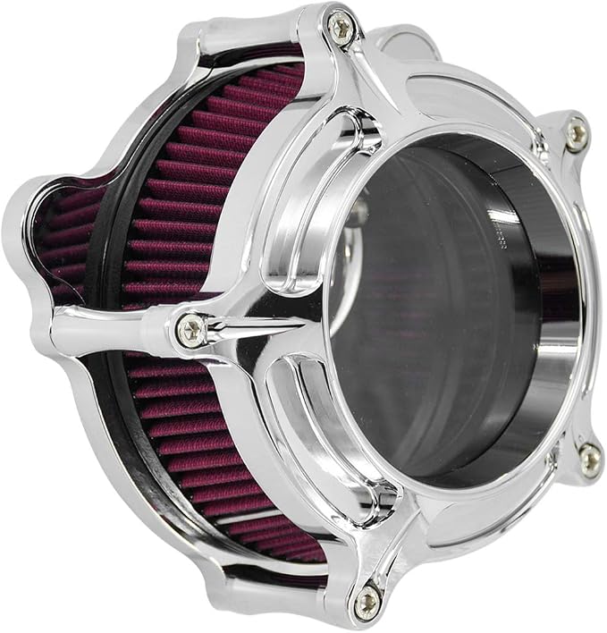 HDBUBALUS Motorcycle Air Filter Cleaner Intake Filter System Kit - Image 6