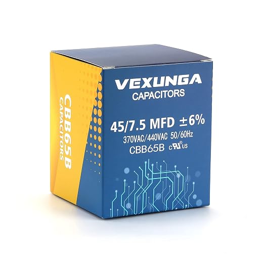 VEXUNGA 45/7.5 uF 45+7.5 MFD 370V or 440V Dual Run Start Round A/C Capacitor - Image 5