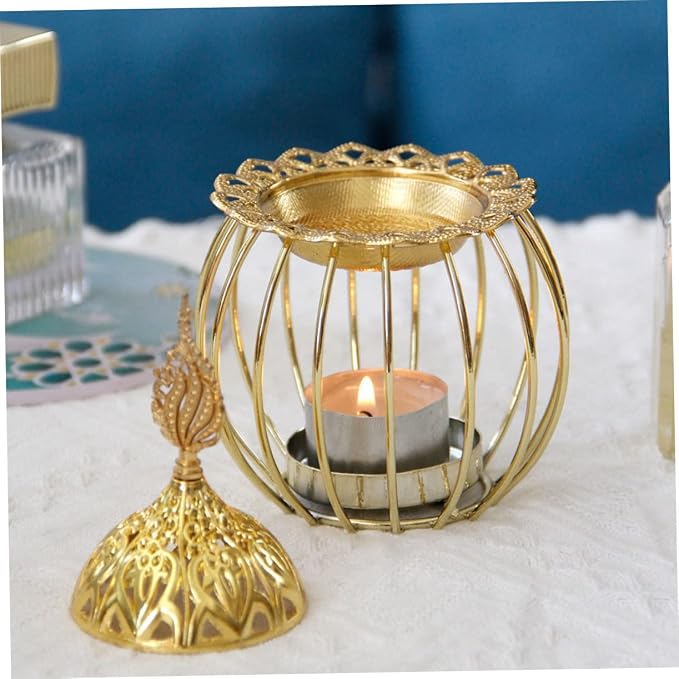 PRETYZOOM Iron Incense Burner Elegant Aroma Stove - Image 3