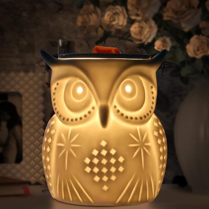 STAR MOON Owl Wax Melt Warmer for Home Décor, Wax Warmer for Wax Melt, Scentsy - Image 7