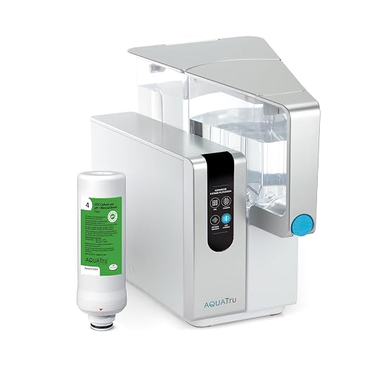 AquaTru Classic Alkaline Countertop Water Purifier | Certified 4-Stage Reverse by AQUATRU
