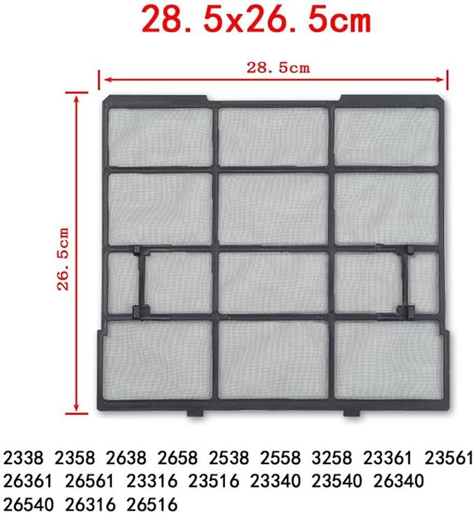2 Pack Air Conditioner Filter Accessories, Indoor Unit Hanging Dust Screen - Image 3