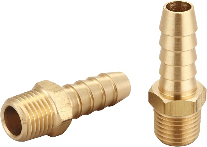 TANYA HARDWARE 3/8" Barb to 1/4" NPT Male Thread Air Hose Repair Kit - Image 7