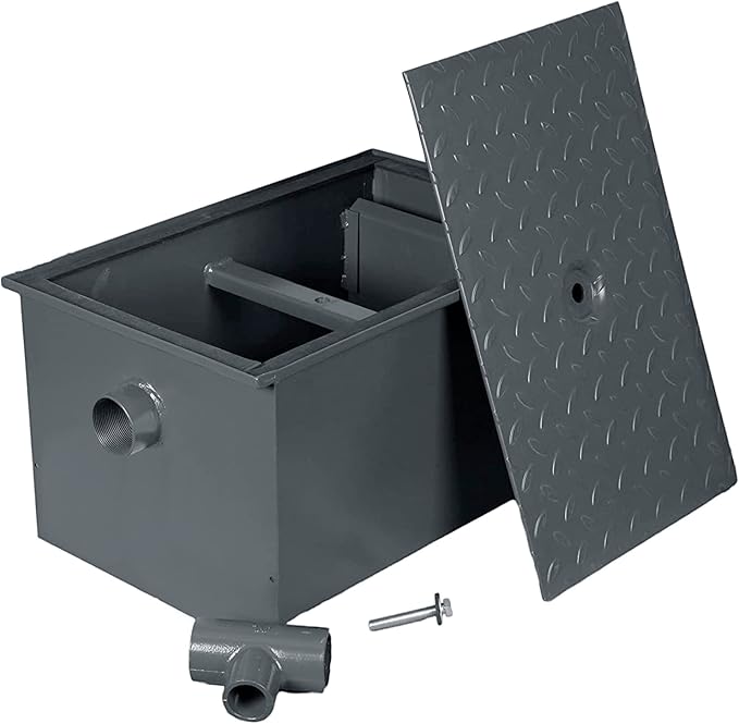 20 LB Carbon Steel Grease Trap Interceptor - Image 4
