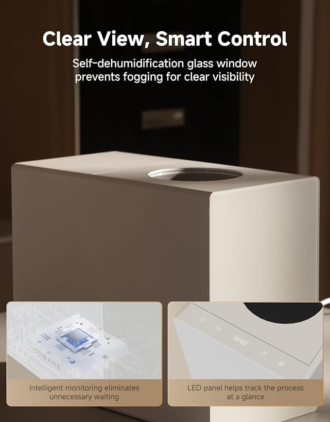 Dreame Electric Composter for Kitchen, Smart Control High-Temp Auto-Cleaning - Image 5