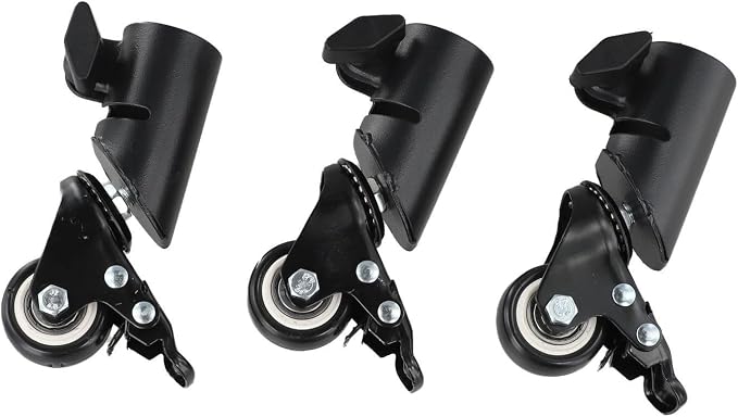 L-Shaped Speaker Tripod Casters, Metal Bracket Caster - Image 3