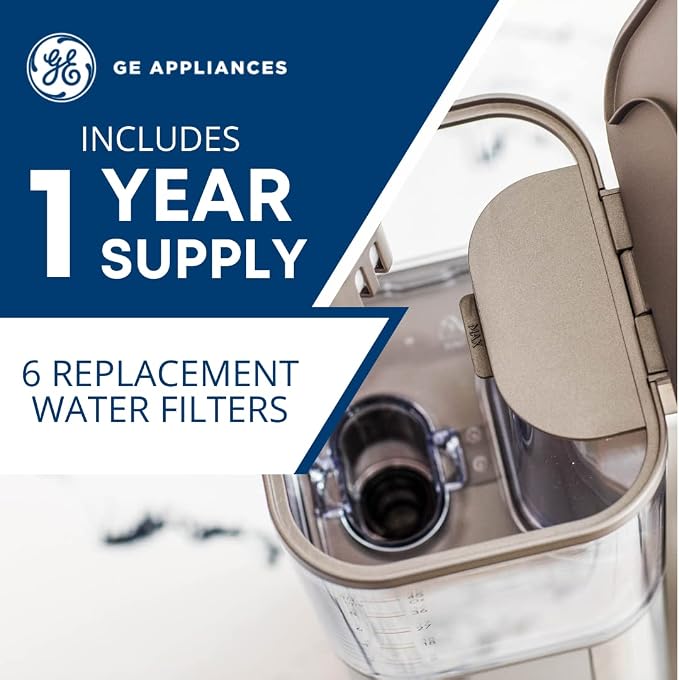 GE Appliances Replacement Carbon Coffee Filter Cartridges, UNIV1CFLTR6PK - Image 4
