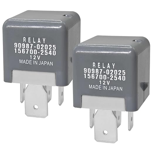 Relay 90987-02025 - 12V 80A 4 Pins Automotive Power Relay - Compatible by CasalyticsOfficals