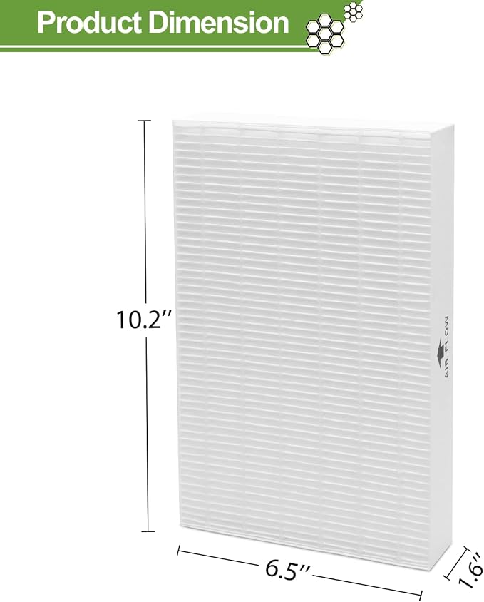 Smilyan 9 Pack Hpa300 HEPA Replacement Filter R - Image 4