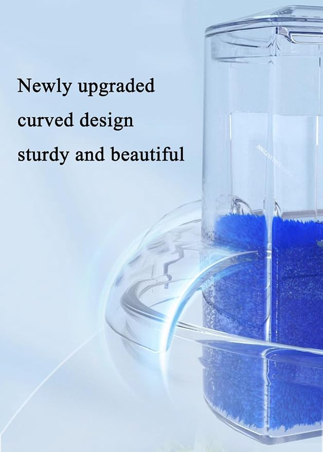 HIERYAN Circular Fish Tank Filter, Aquarium Hang on Filter, Small Fish Tank - Image 6