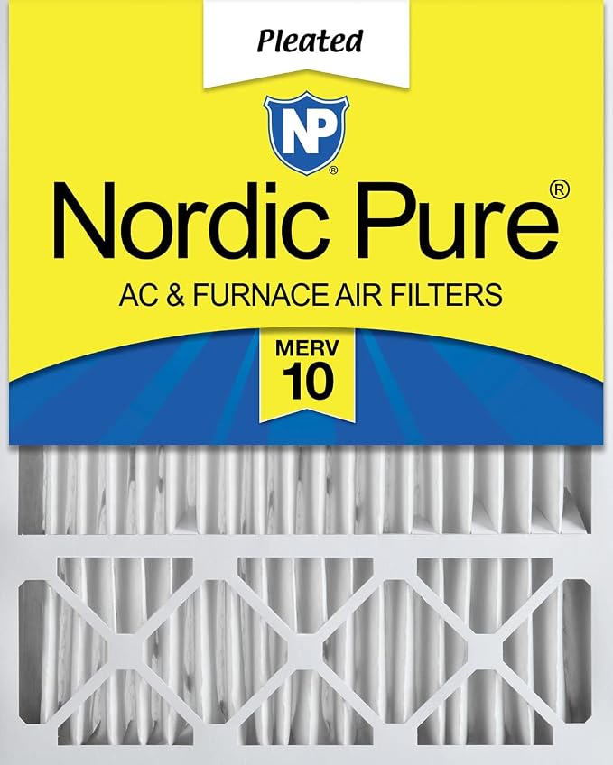 Nordic Pure 20x25x5 Lennox X6673_X6675 Replacement MERV 10 Air Filter 1 Pack by NordicPure