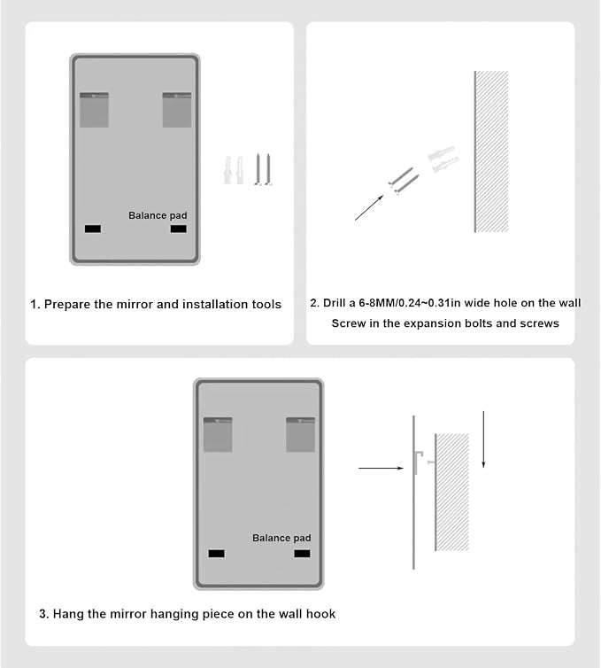 Round LED Bathroom Mirror, Wall Mounted Mirror - Image 7