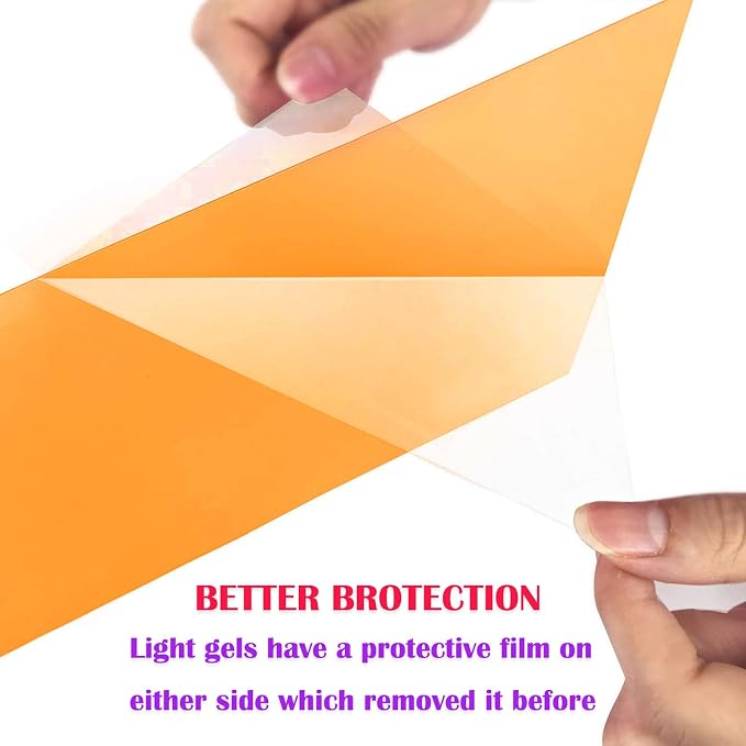 Sakolla Halloween Gel Filter, Transparent Color Overlays Film Plastic Sheets - Image 3