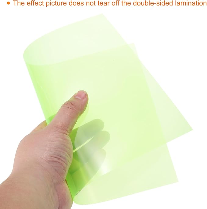 uxcell 4Pcs A4 Gel Light Lighting Filter Overlay Transparent Color Correction - Image 4