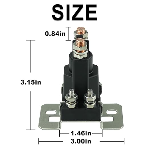 Continuous Duty Solenoid 12V 80Amp Battery Isolator Relay Compatible - Image 2