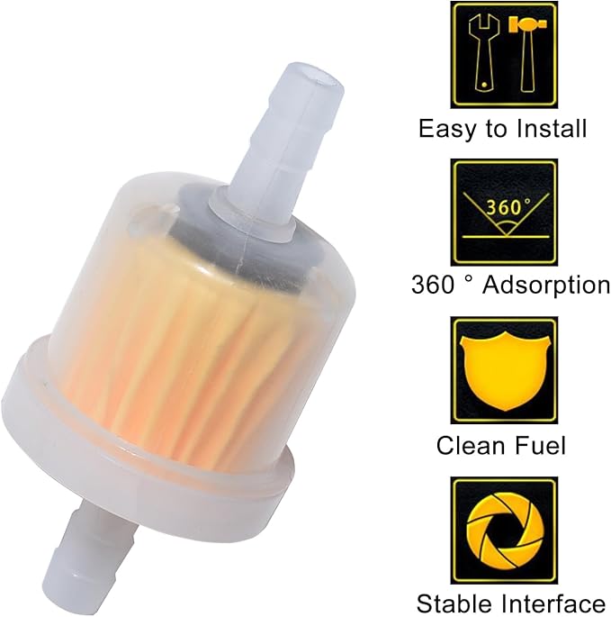 Universal 1/4 Inch Gas Inline Fuel Filters - Image 4