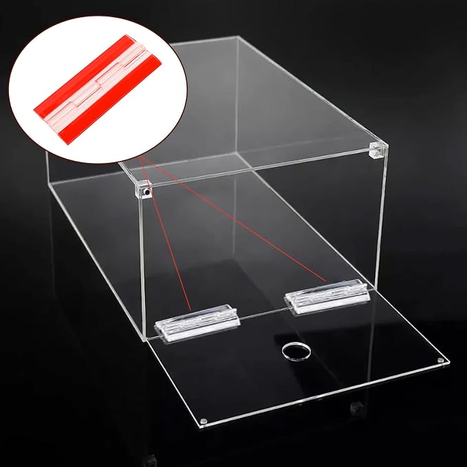 2 Pcs Acrylic Small Plastic Hinges - Image 4