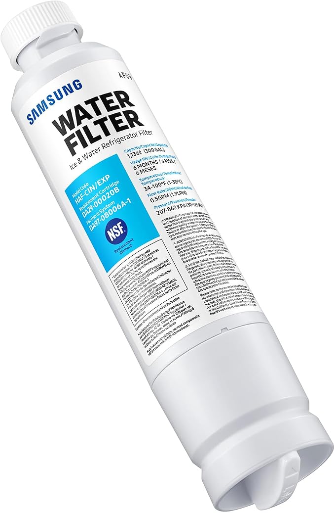 Samsung HAF-CIN-2P/EXP Genuine Refrigerator Water Filter, 6-Month Life - Image 6