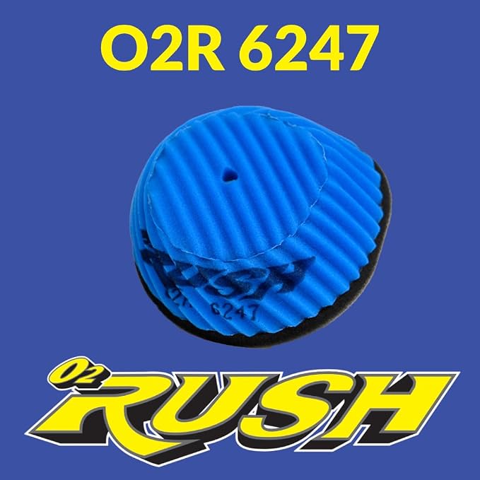 O2 RUSH High-Performance Single-Stage Saw-Tooth Foam Air Filter-Fits Yamaha - Image 5