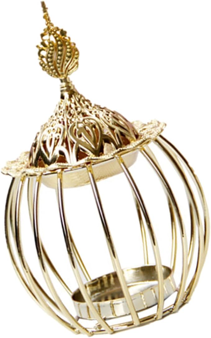 PRETYZOOM Iron Incense Burner Elegant Aroma Stove by PRETYZOOM