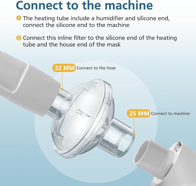 9-pack CPAP Inline Filter, Universal Inline CPAP Filter Compatible - Image 4