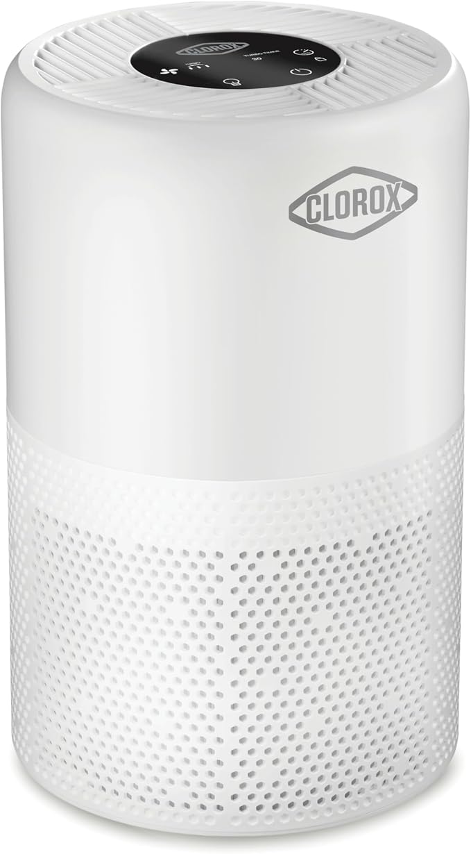 Clorox Turbo Air Purifiers for Home, True HEPA Filter, Quickly Cleans Medium by Clorox
