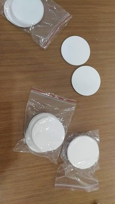 50 Synthetic Filter Discs 90mm"Wide Mouth" Size Used - Image 3