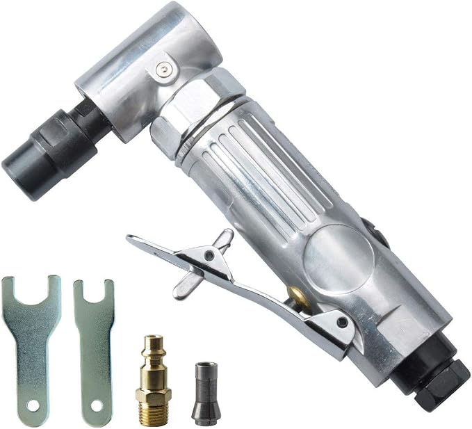 1/4-Inch 90° Angle Air Die Grinder, Mini Pneumatic Angle Die Grinder, Compact by PROSHI