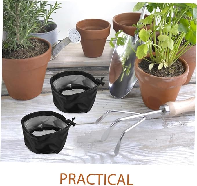 4pcs Grow Tent Vent Covers Dust Duct Filters Drawstring and Buckle - Image 2