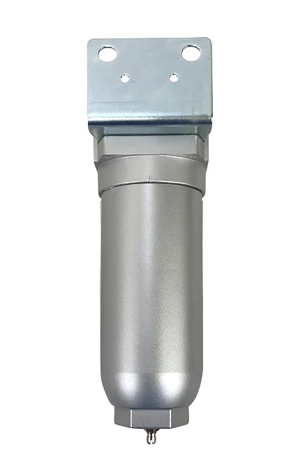 1/2" NPT Industrial Particulate Filter, Removes Water, Debris from Compressed - Image 3