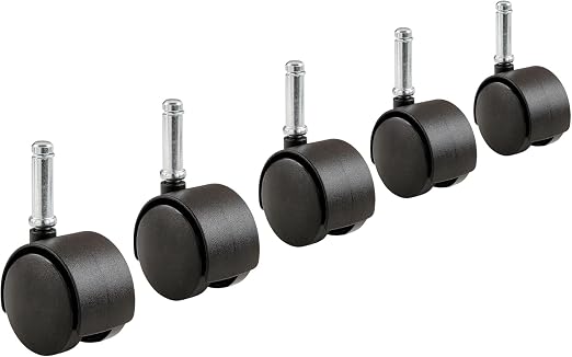 Shepherd Hardware 8741E Furniture Casters 2 inch Office Chair Caster, Twin Wheel by Shepherd