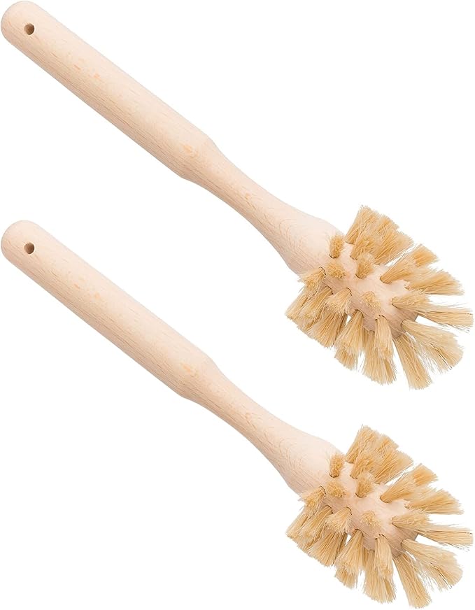 Redecker Bottle Brush Cleaner, Horsehair and Beechwood Handle by Redecker